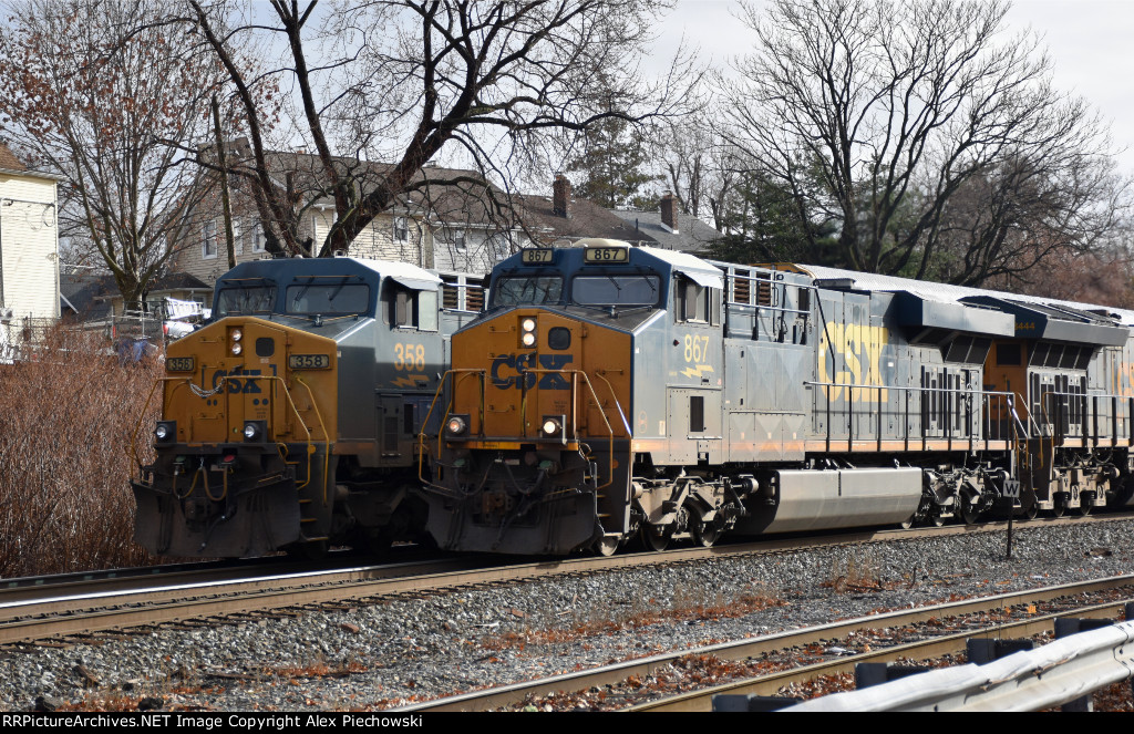 Close up of both trains after working Little Ferry yard